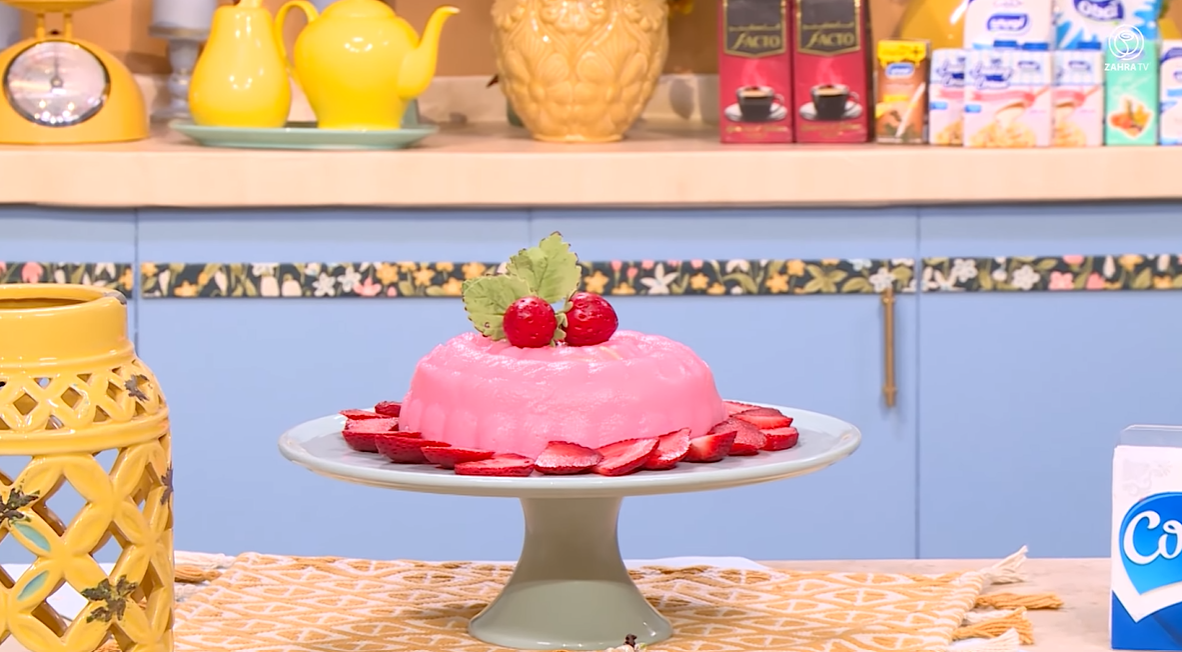 بودينغ الفراولة