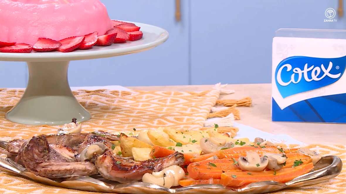 أرنب بالخردل في الفرن