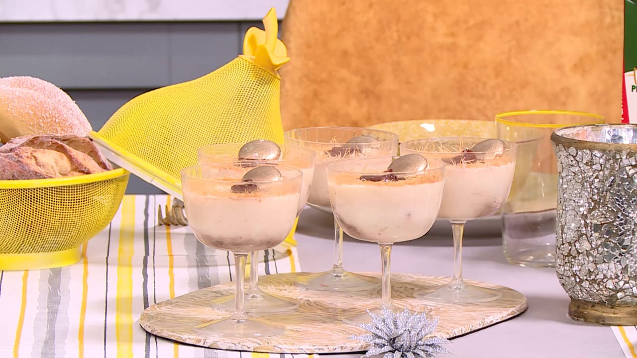 محلبي بالكنافة والشكلاطة