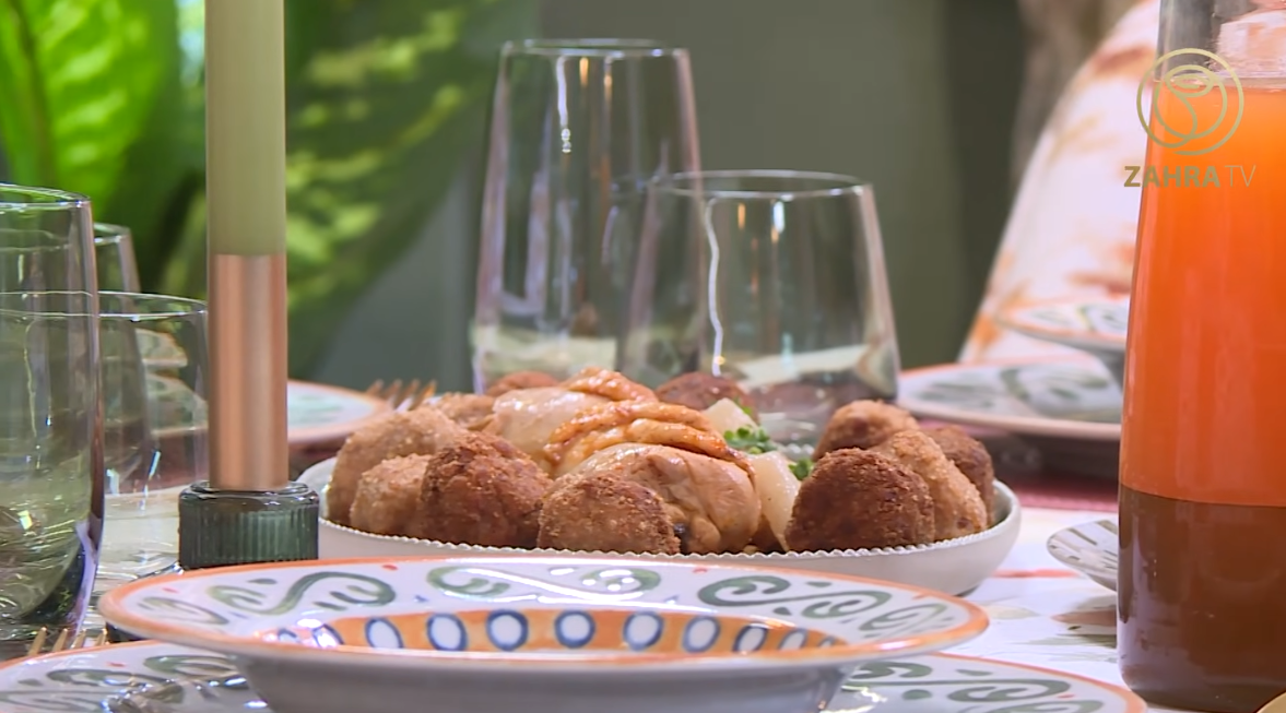 شطيطحة الدجاج بكريات اللفت