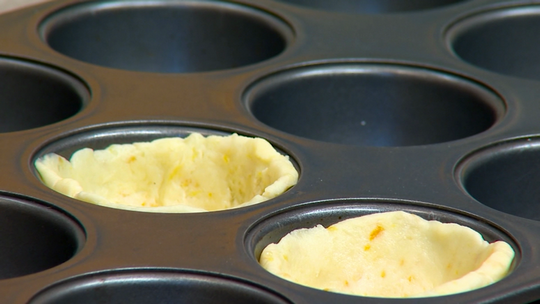 ميني تارتولات بذوق البرتقال والليمون