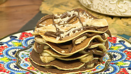 بان كيك بالشوكولاطة والموز