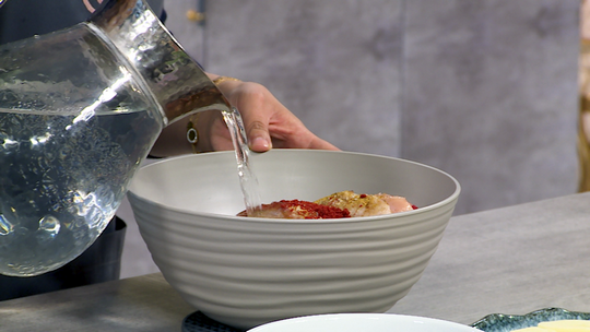 طاجين الدجاج بالخضر