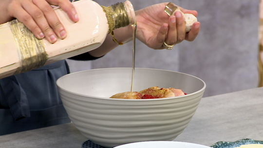 طاجين الدجاج بالخضر