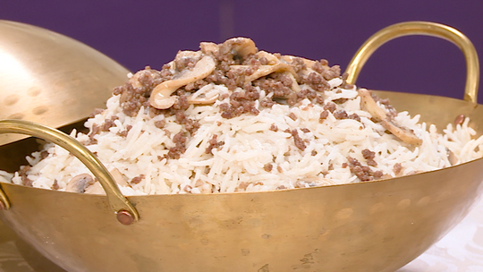 أرز بالفطر
