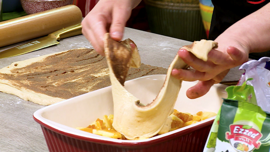 بريوش رولي بالتفاح