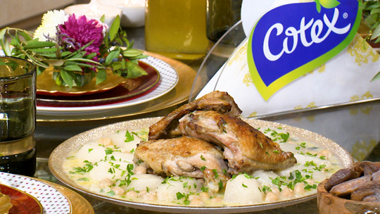 طاجين اللفت والدجاج