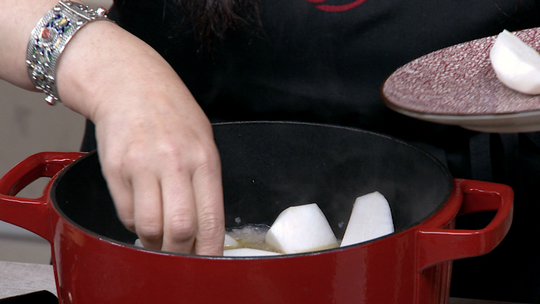 طاجين اللفت والدجاج