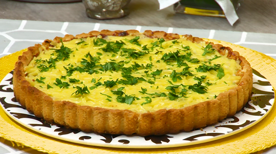 كيش بالدجاج