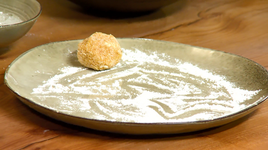 طبق كريات الدجاج