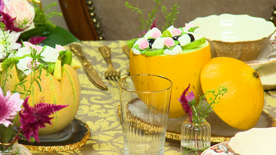 تحلية البطيخ الأصفر