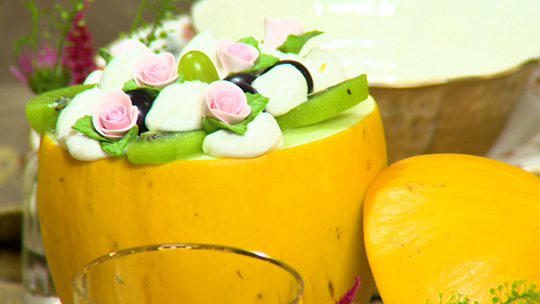 تحلية البطيخ الأصفر