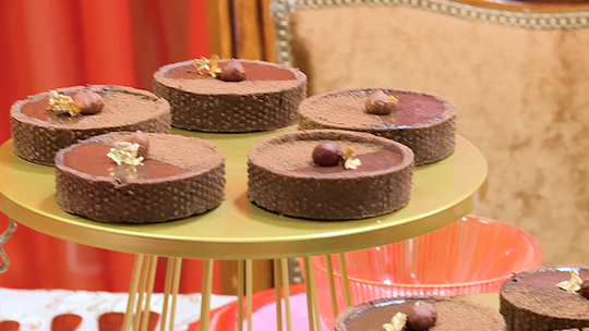 تارت بكريمة  الشوكولاطة