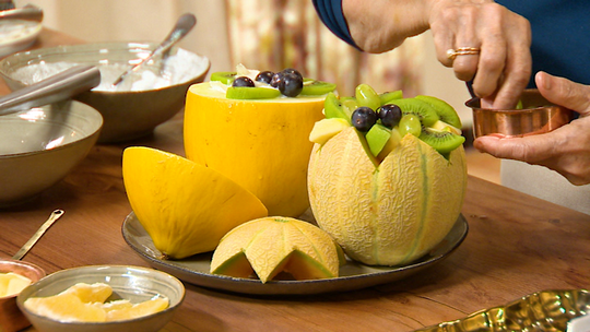 تحلية البطيخ الأصفر