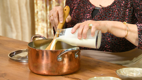 تحلية بكريمة الموز