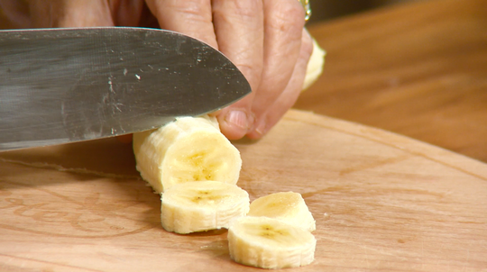 تحلية بكريمة الموز