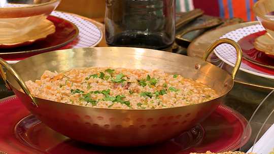 برغل بالخضر