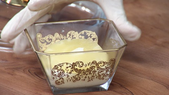 كريمة الأرز بالأناناس والكرامبل