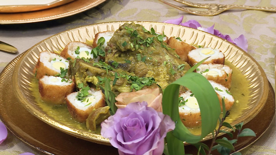 كريات الأرز محشية بالبيض