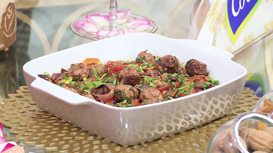 طاجين باللحم المفروم