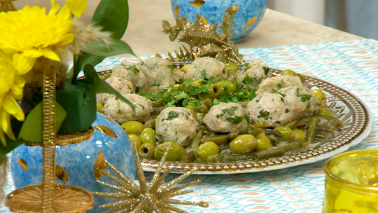 طاجين اللوبيا ماشطو بالزيتون