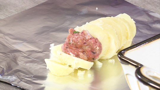 بطاطا محشية باللحم المفروم