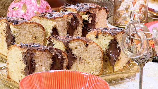 بريوش بالشوكولاطة والزبيب