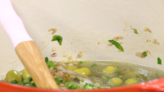 طاجين الجبن بمرق الزيتون