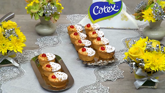 ميني تارتولات بذوق البرتقال والليمون