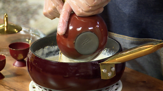 تارت مالحة بالخضر والدجاج