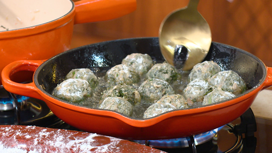 كريات السلق باللحم المفروم