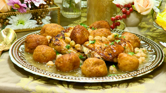 طبق كريات الدجاج