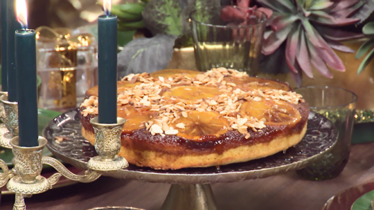 الكعكة المقلوبة بالبرتقال