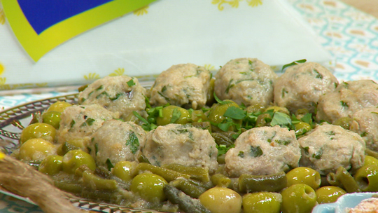 طاجين اللوبيا ماشطو بالزيتون