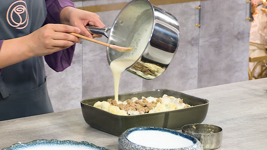 طاجين الشفلور باللحم المفروم