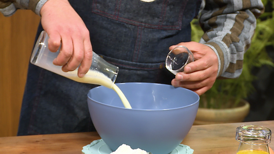 كريب بشوكولاطة الطلي والموز