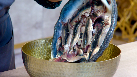 باذنجان محشي بالسردين