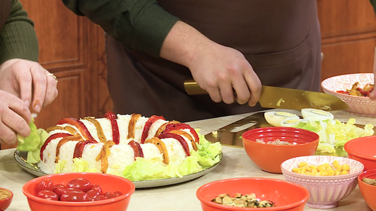 سلطة الأرز