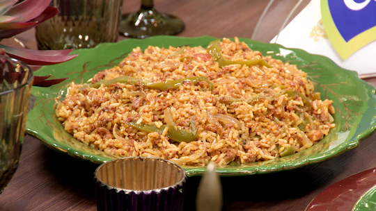 طبق الأرز بالمرقاز