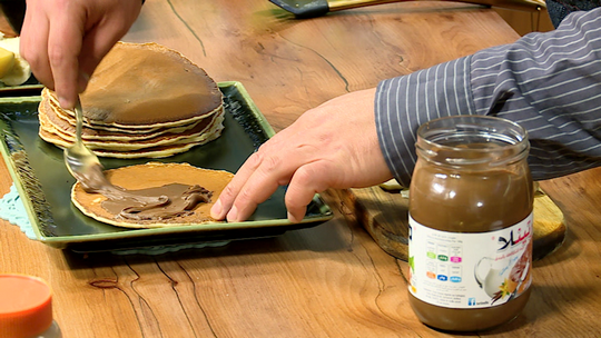 بان كيك بالشوكولاطة والموز