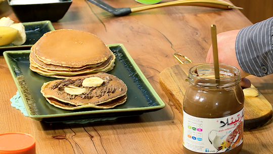 بان كيك بالشوكولاطة والموز