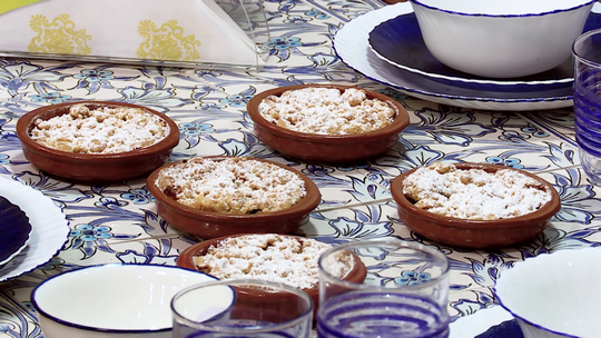 كرامبل بالتفاح (Crumble aux pommes)